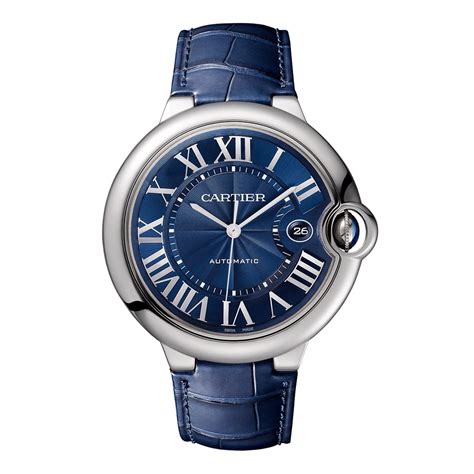 ballon bleu de cartier watch 42 mm steel|cartier ballon bleu automatic watch.